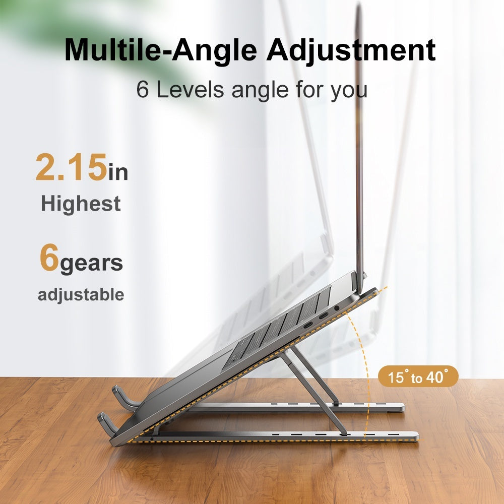 VESSELS Aluminum Alloy Laptop Stand Full Coverage Silicon