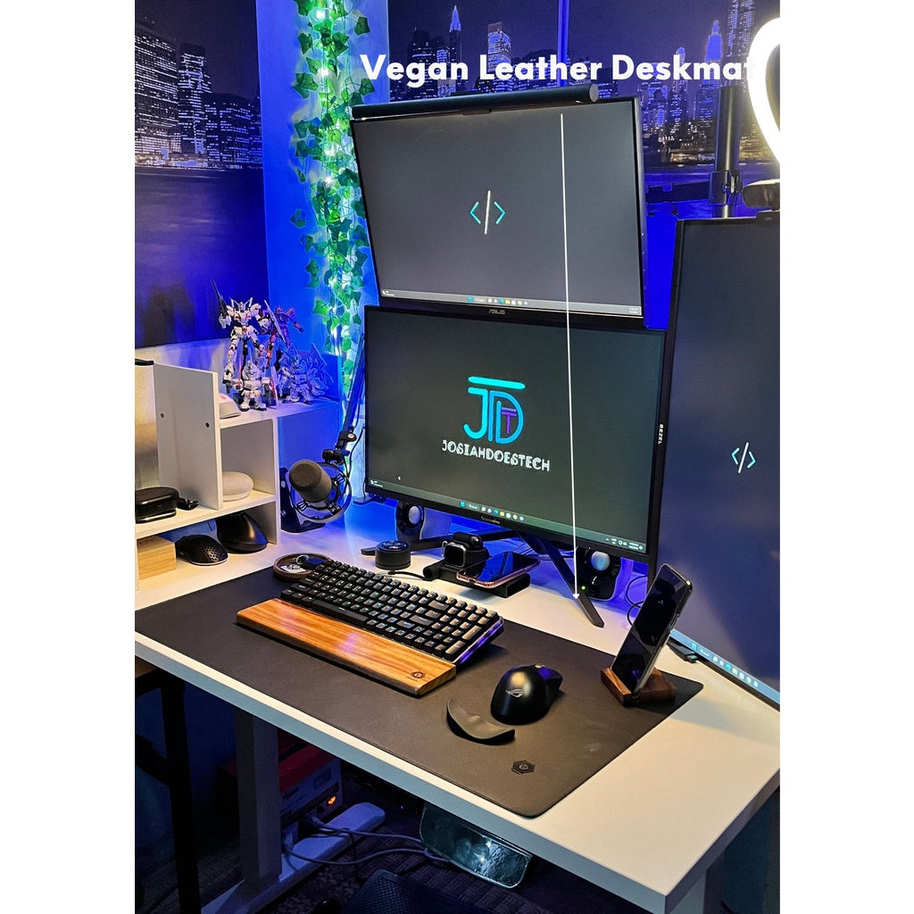 VESSELS Mouse Pad Extended - Leather Desk Mat Best for Minimalist and Aesthetic Setup